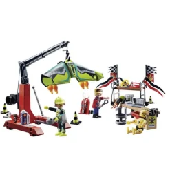 PLAYMOBIL Air Stunt Show Service Station Playset (70834)