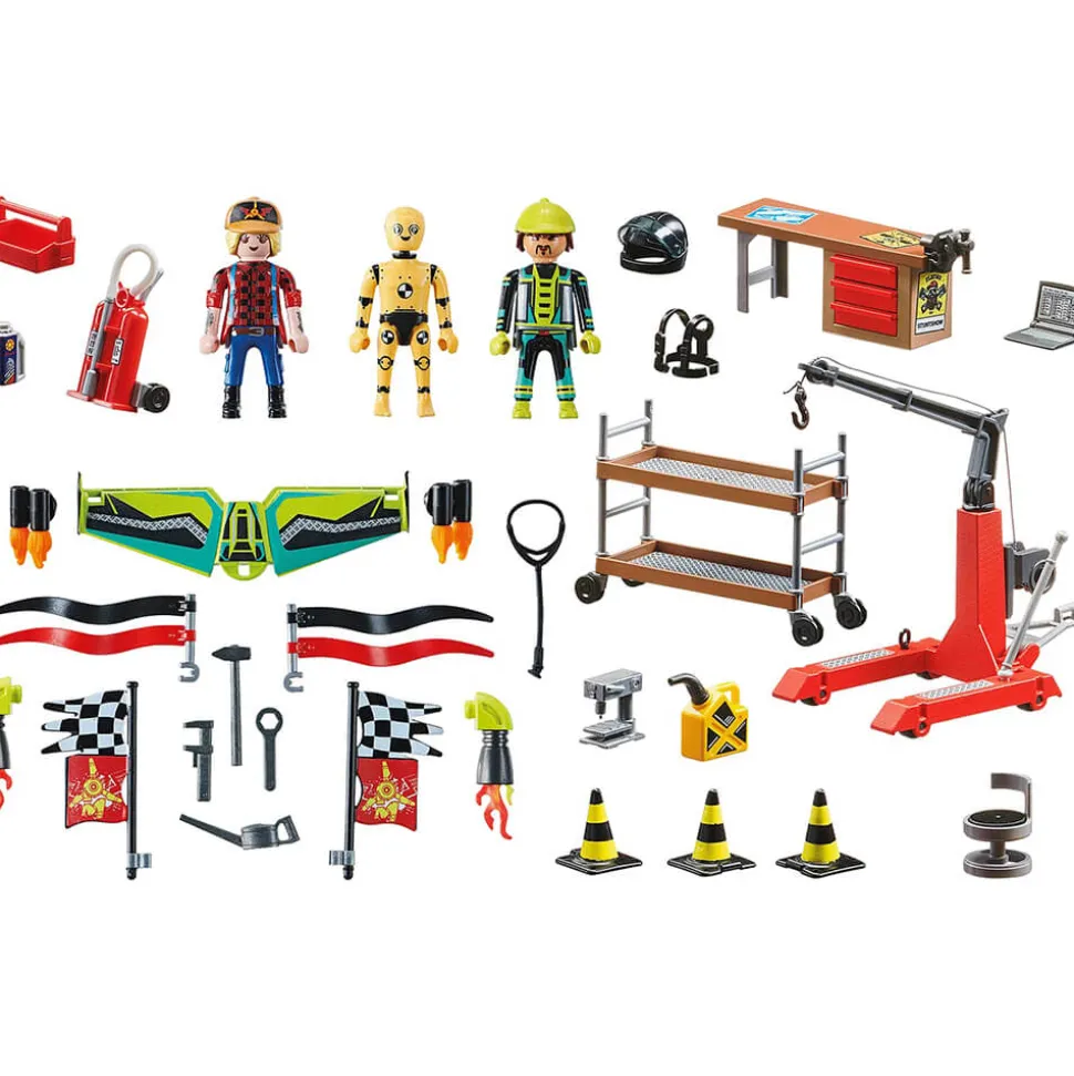 PLAYMOBIL Air Stunt Show Service Station Playset (70834)