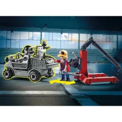 PLAYMOBIL Air Stunt Show Service Station Playset (70834)