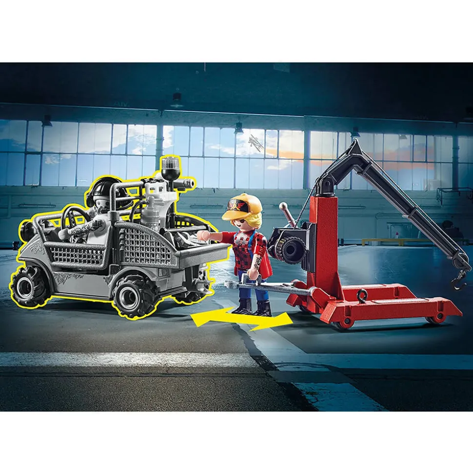 PLAYMOBIL Air Stunt Show Service Station Playset (70834)