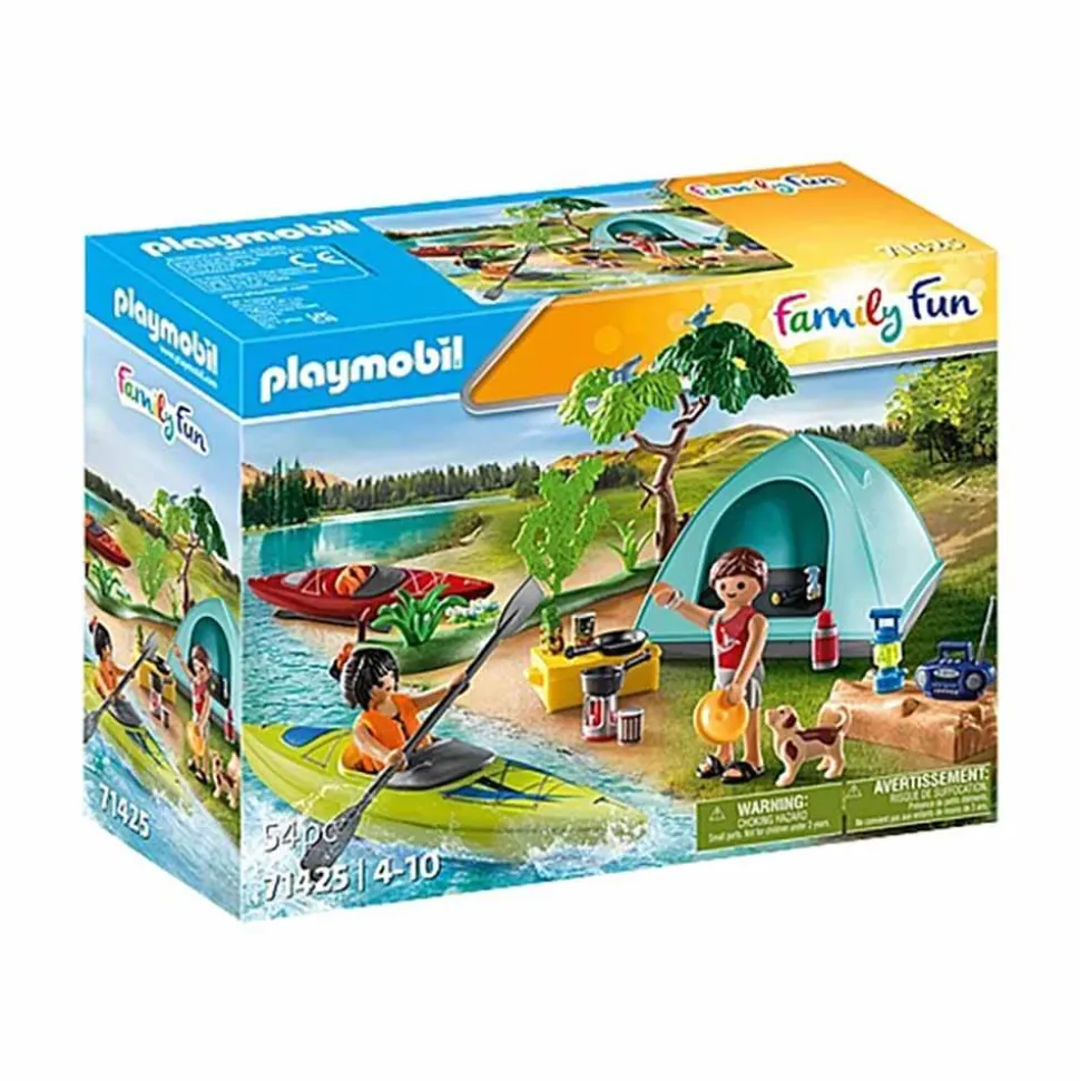 PLAYMOBIL Camping with Campfire Playset