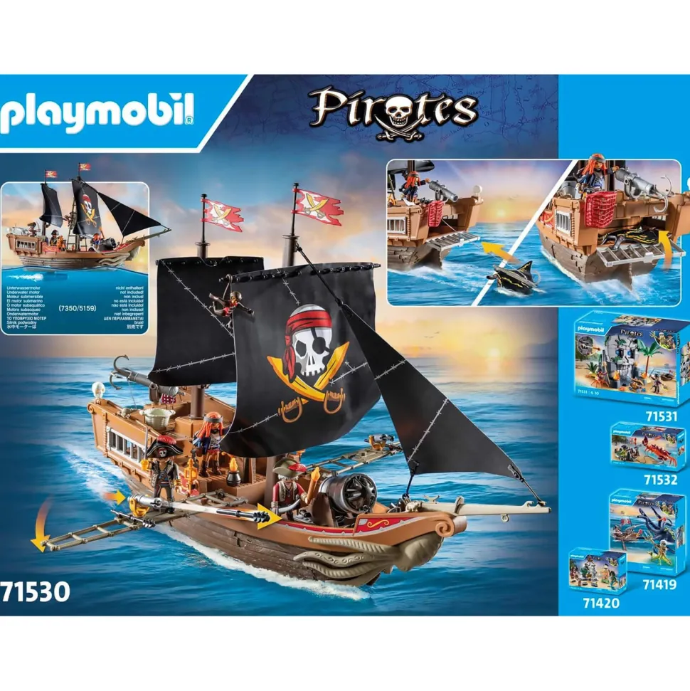 Playmobil Pirates Large Pirate Ship Playset 71530