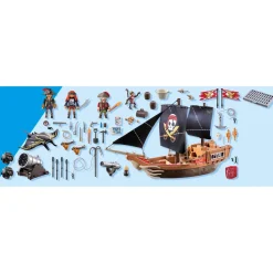 Playmobil Pirates Large Pirate Ship Playset 71530