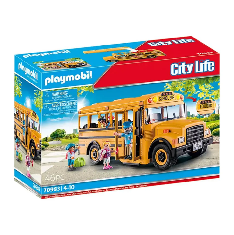 PLAYMOBIL Vehicles School Bus Playset (70983)