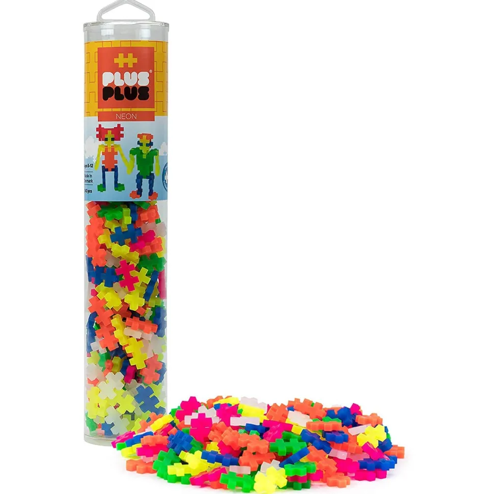 Plus-Plus Tube 240 pc Neon Basic Building Set