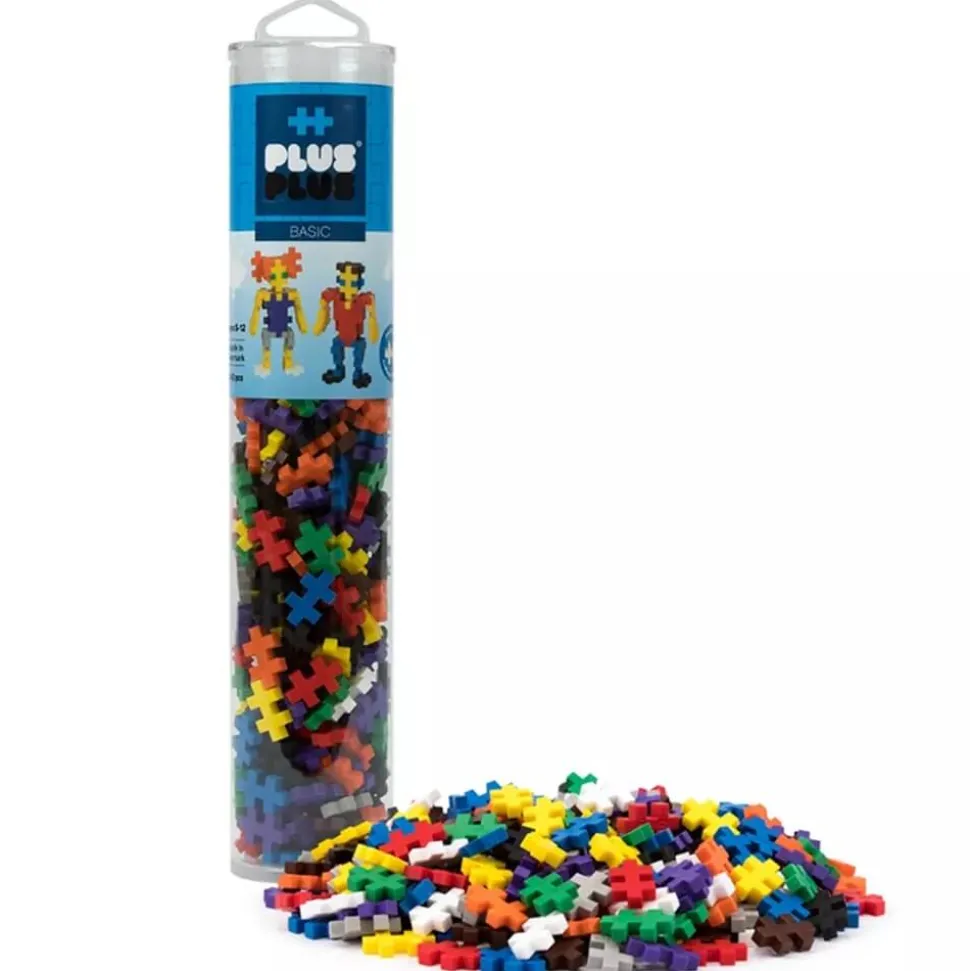 Plus-Plus Tube 240 Piece Basic Open Play Set