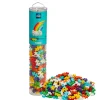 Plus-Plus Tube 240 Piece Rainbow Open Play Set