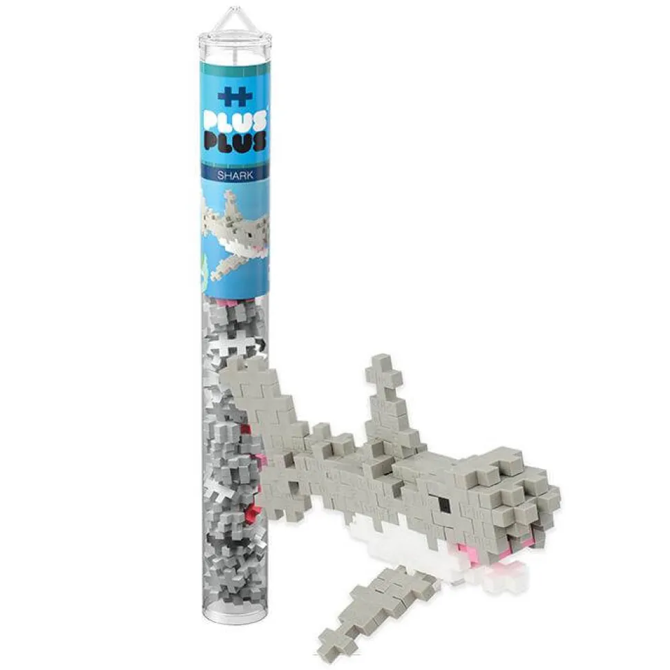 Plus-Plus Tube Shark Building Set
