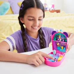 Polly Pocket Bubble Tea Panda Compact Playset