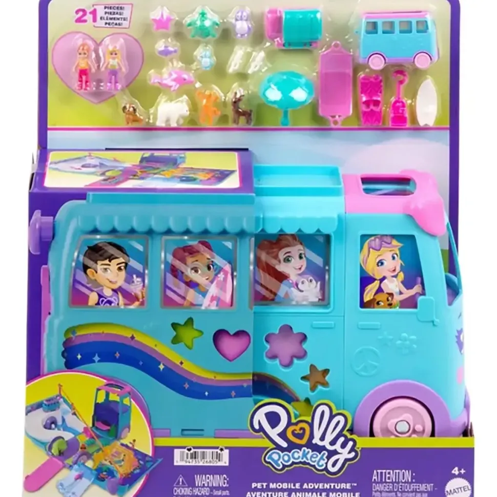 Polly Pocket Pet Mobile Adventure Playset