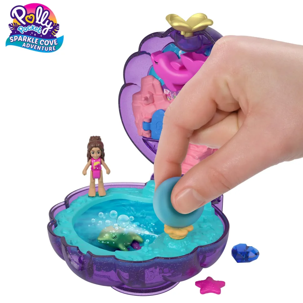 Polly Pocket Sparkle Cove Adventure Compact Playset