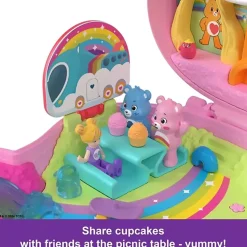 Polly Pocket X Care Bears Dolls&Playset