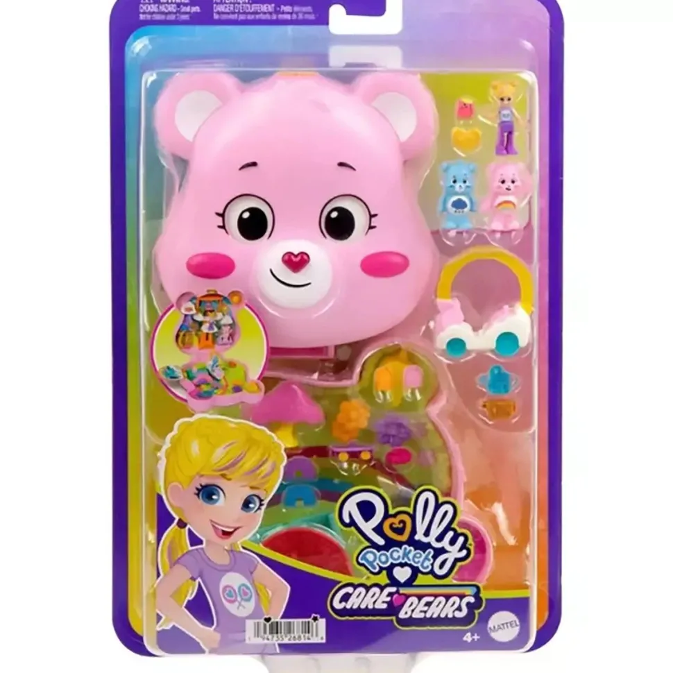 Polly Pocket X Care Bears Dolls&Playset
