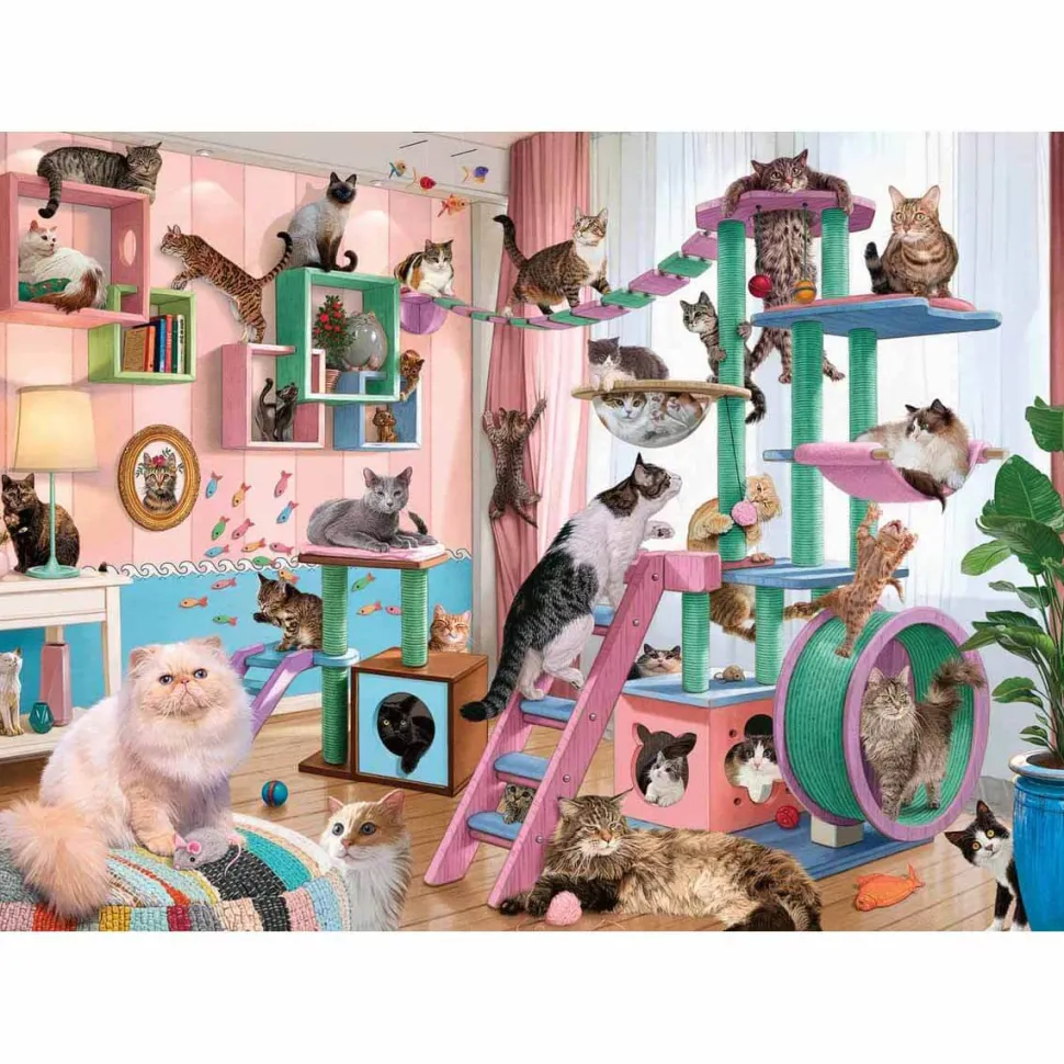 Ravenburger Cat Tree Heaven 1000 Piece Jigsaw Puzzle