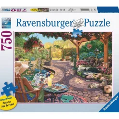 Ravensburger Cozy Backyard Bliss 750 Piece Large Format Puzzle
