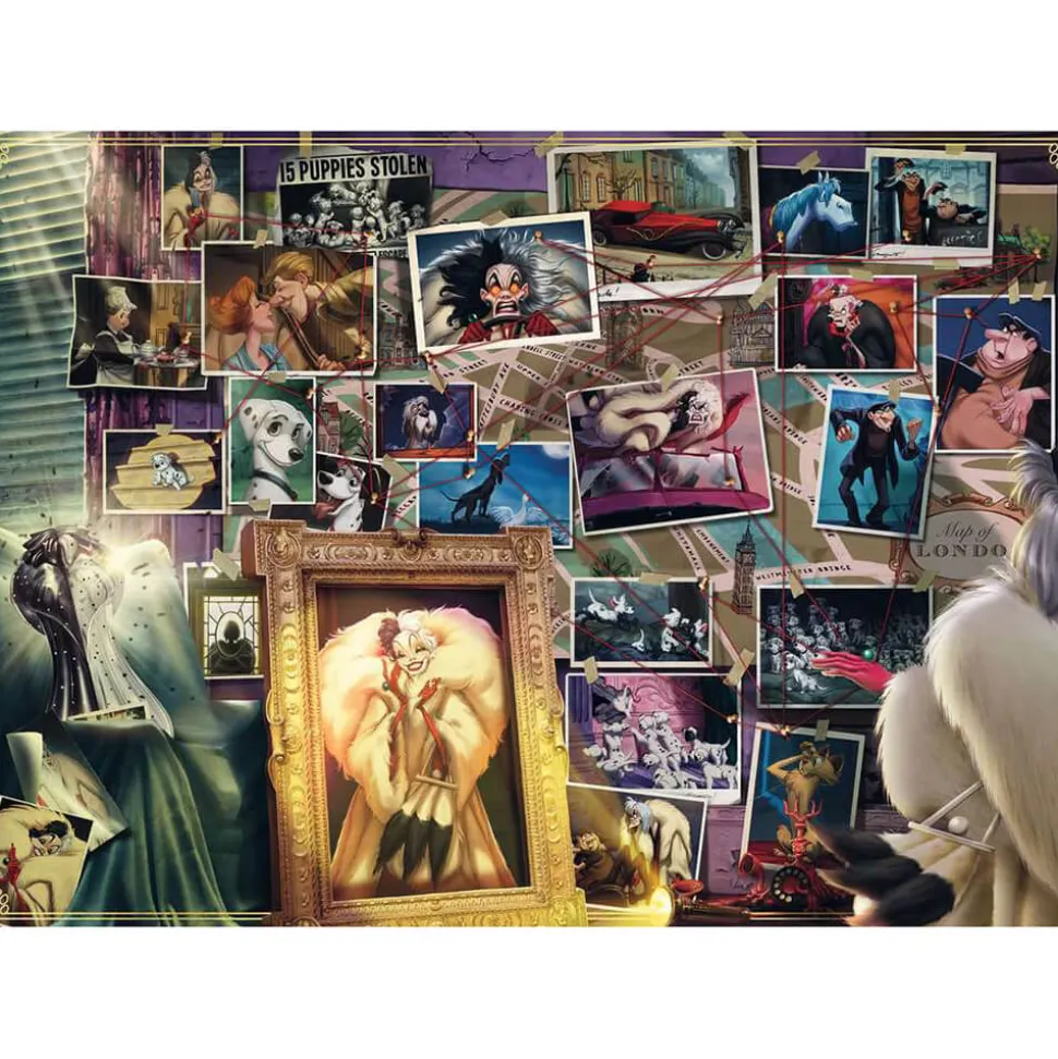 Ravensburger Disney Villainous: Cruella de Vil 1000 Piece Puzzle