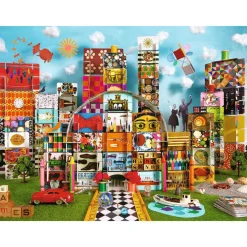 Ravensburger Eames House of Cards Fantasy 1500 Piece Puzzle