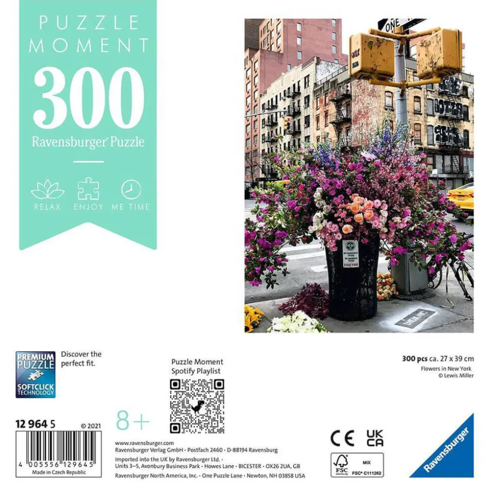 Ravensburger Flowers in New York 300 Piece Jigsaw Puzzle