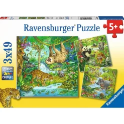 Ravensburger Jungle Fun 3 x 49 Piece Jigsaw Puzzle