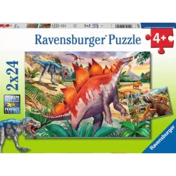 Ravensburger Jurassic Wildlife 2 x 24 Piece Jigsaw Puzzle
