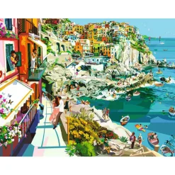Ravensburger Romance in Cinque Terre 1500 Piece Jigsaw Puzzle