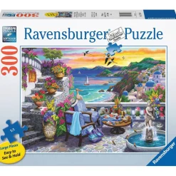 Ravensburger Santorini Sunset 300 Piece Large Format Puzzle