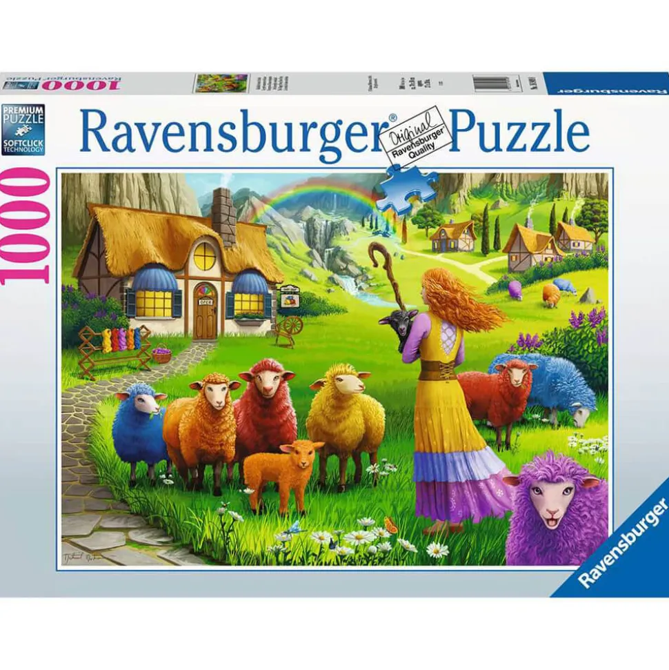 Ravensburger The Happy Sheep Yarn Shop 1000 Piece Jigsaw Puzzle