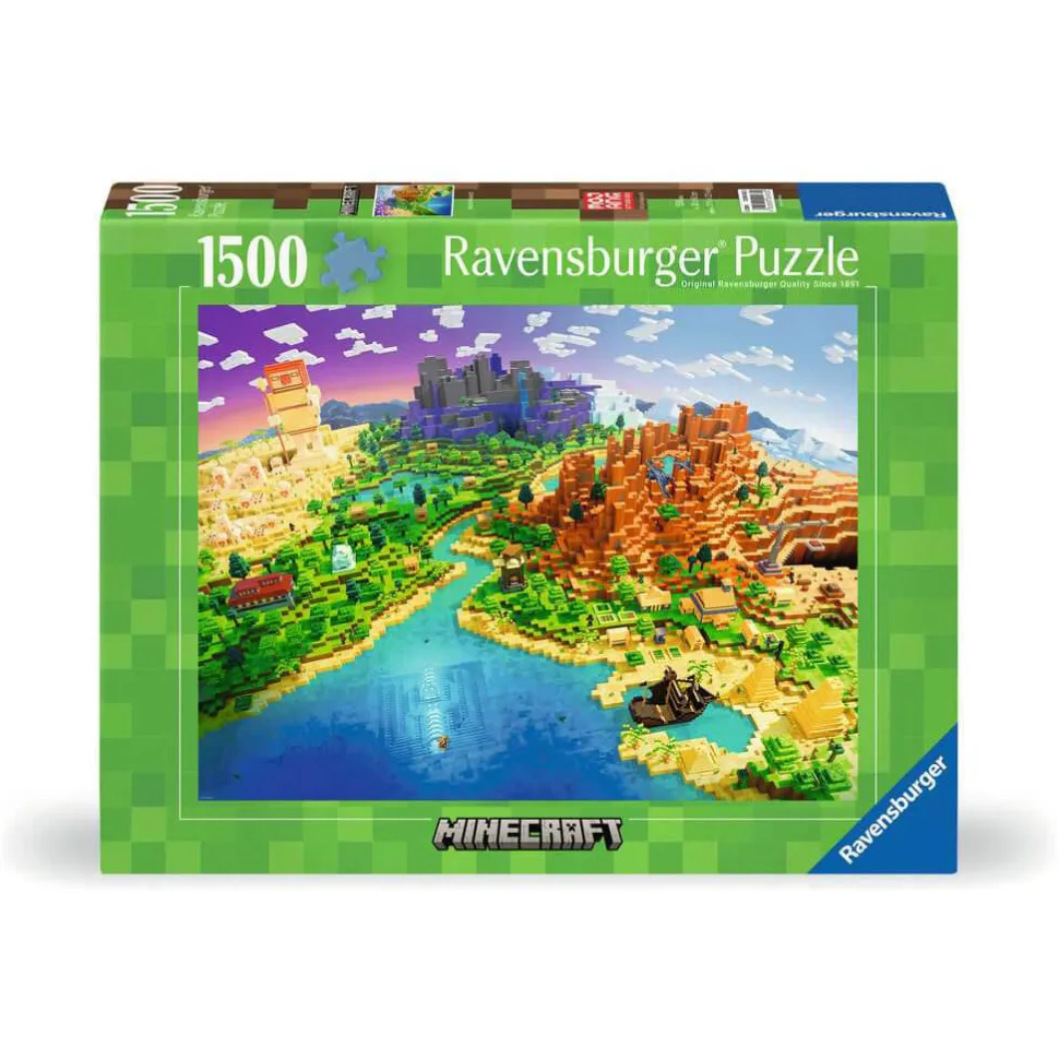 Ravensburger World of Minecraft 1500 Piece Jigsaw Puzzle