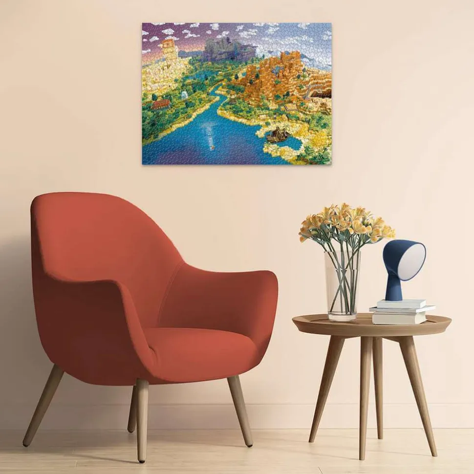 Ravensburger World of Minecraft 1500 Piece Jigsaw Puzzle