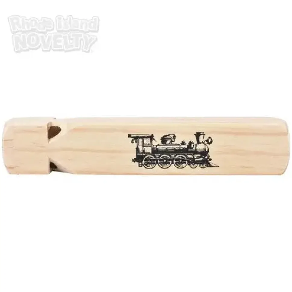 Rhode Island Novelty 7.5" Wooden Train Whistle