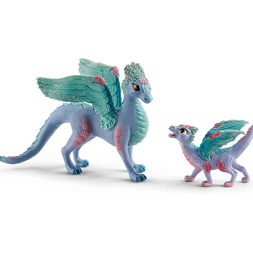 Schleich Bayala Blossom Dragon Mother and Baby