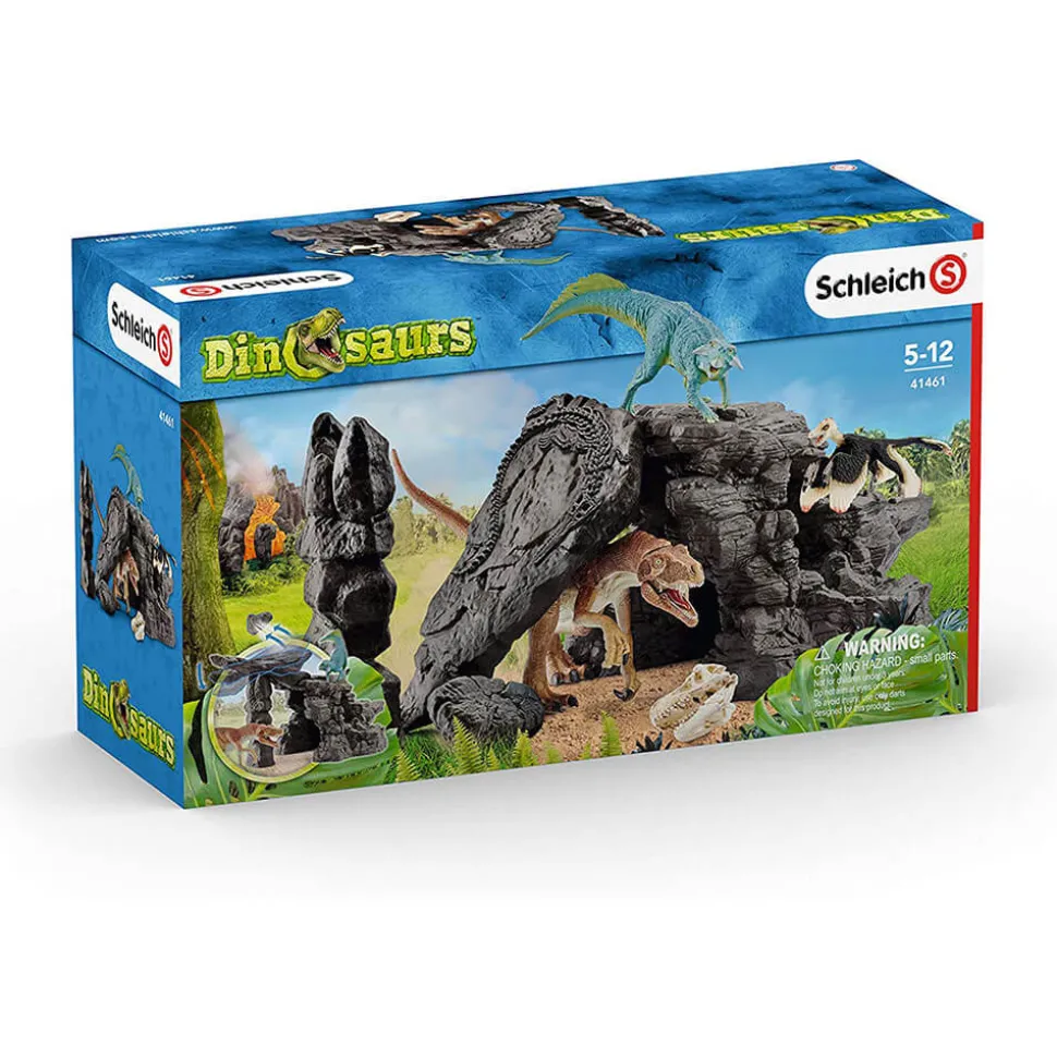 Schleich Dinosaurs Dinosaur Set with Cave Playset