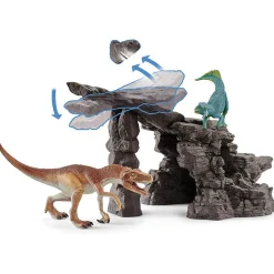 Schleich Dinosaurs Dinosaur Set with Cave Playset