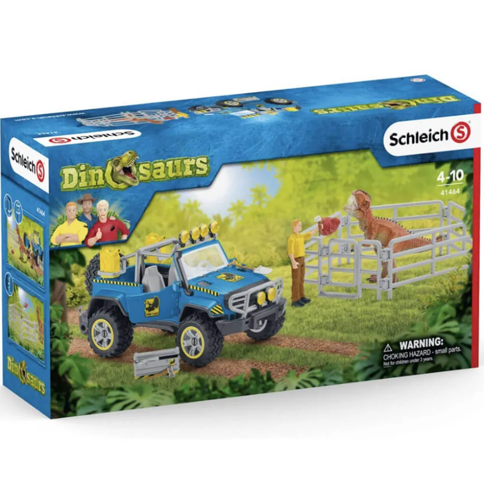 Schleich Dinosaurs Off-Road Vehicle with Dino Outpost Playset
