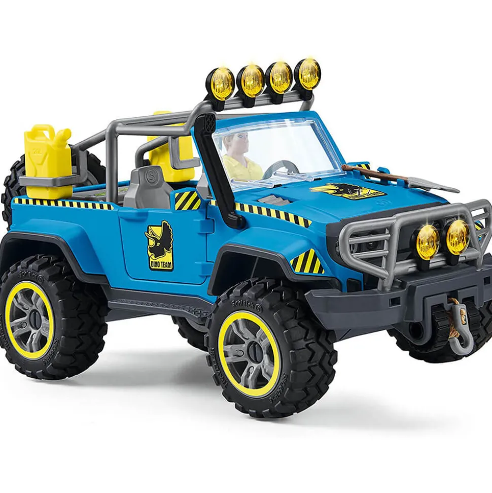 Schleich Dinosaurs Off-Road Vehicle with Dino Outpost Playset