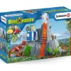 Schleich Dinosaurs Volcano Expedition Base Camp Playset