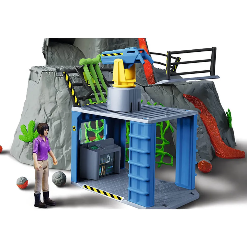 Schleich Dinosaurs Volcano Expedition Base Camp Playset