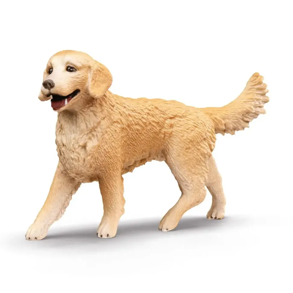Schleich Farm World Dog Kennel with Golden Retriever