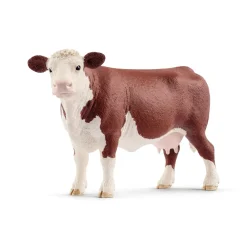 Schleich Farm World Hereford Cow Animal Figure