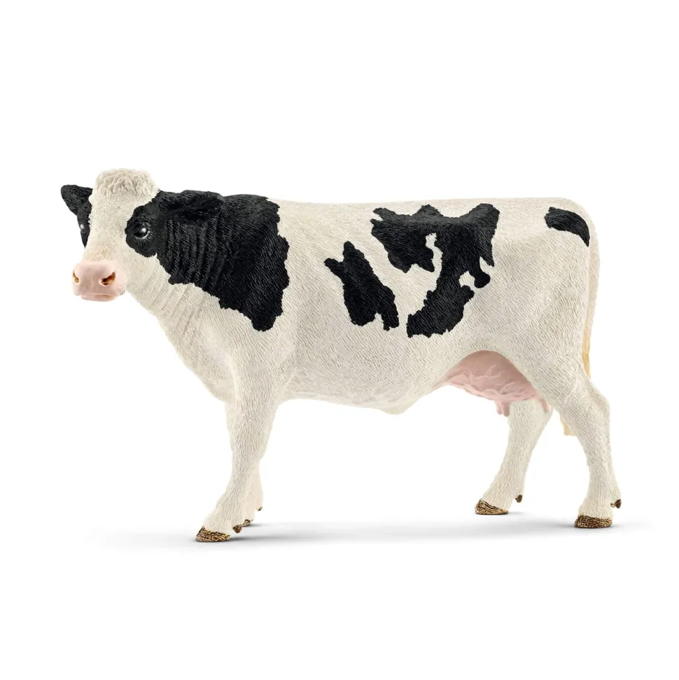 Schleich Farm World Holstein Cow Animal Figure