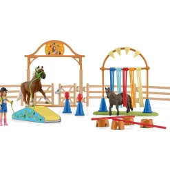 Schleich Farm World Pony Agility Training Playset