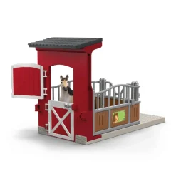 Schleich Farm World Ponybox with Mustang Mare