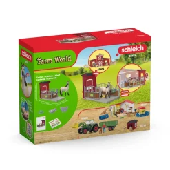 Schleich Farm World Ponybox with Mustang Mare