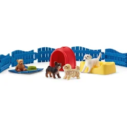 Schleich Farm World Puppy Pen Playset