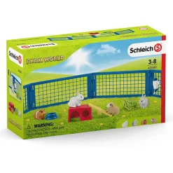 Schleich Farm World Rabbit and Guinea Pig Hutch Playset