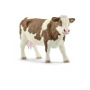 Schleich Farm World Simmental Cow Animal Figure