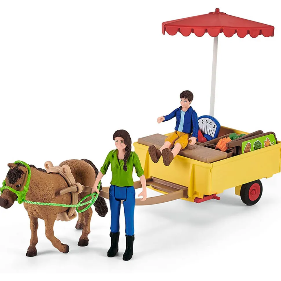 Schleich Farm World Sunny Day Mobile Farm Stand Playset