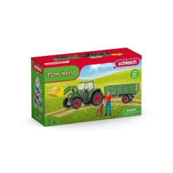 Schleich Farm World Tractor with Trailer