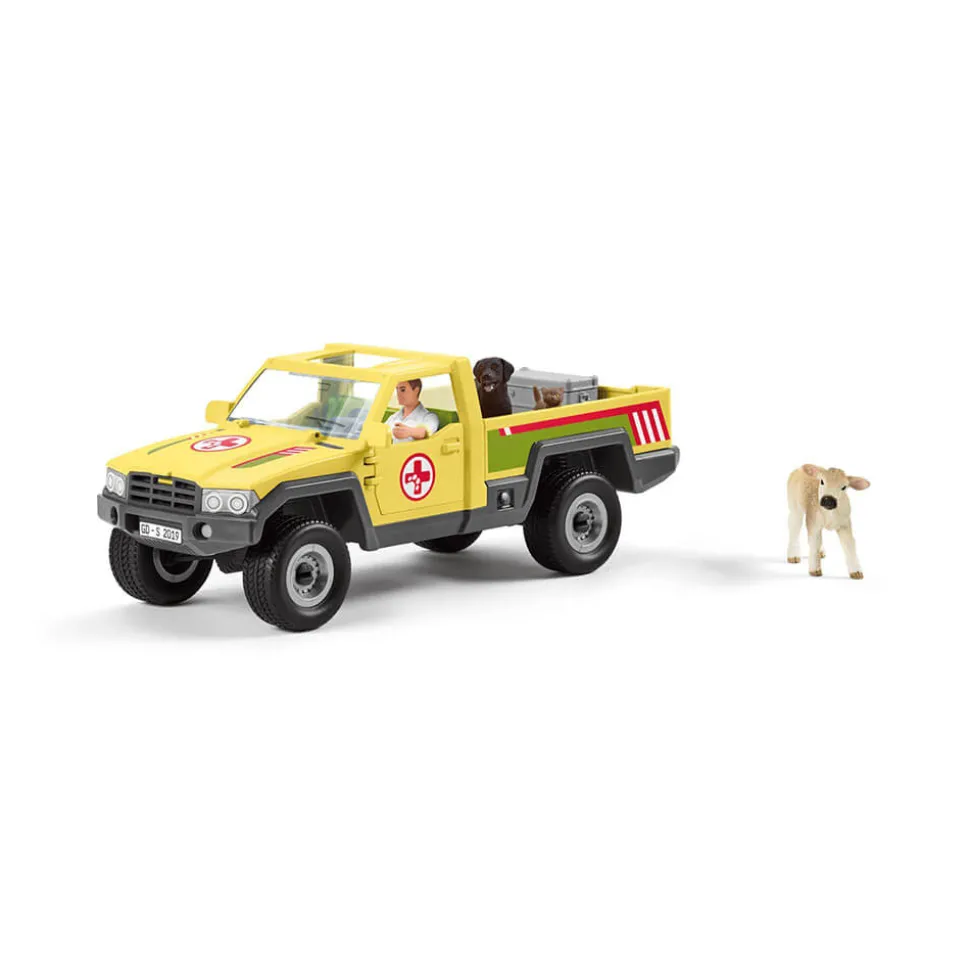 Schleich Farm World Veterinarian Visit At The Farm Playset