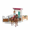 Schleich Horse Club Horse Box with Hannah&Cayenne Set